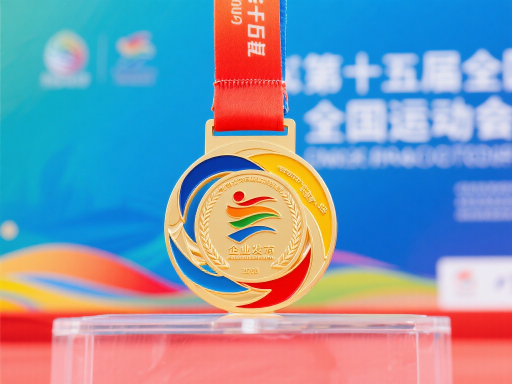 第十五届全国运动会奖牌正式发布亮相 *第十五届全国运动会奖牌发布不仅是一次体